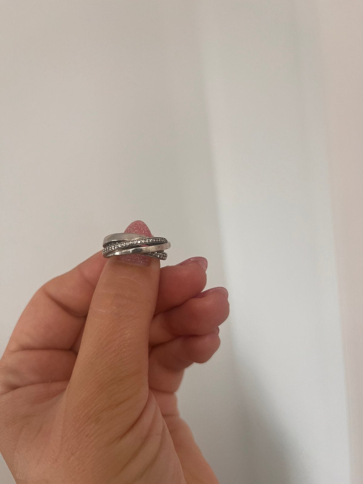 Echt zilveren oorbellen + zilveren ring, Ophalen, Zo goed als nieuw