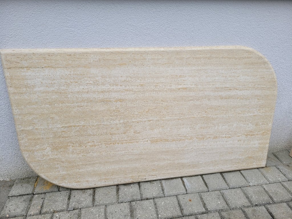 Table basse en travertin, Ophalen, Overige materialen, Gebruikt, 100 tot 150 cm