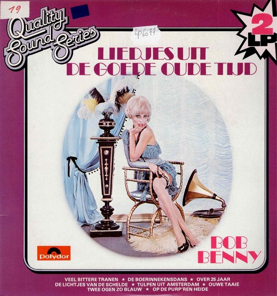 2 x Vinyl, LP  /  Bob Benny – Liedjes Uit De Goede Oude Tijd, Cd's en Dvd's, Vinyl | Overige Vinyl, Overige formaten, Ophalen of Verzenden