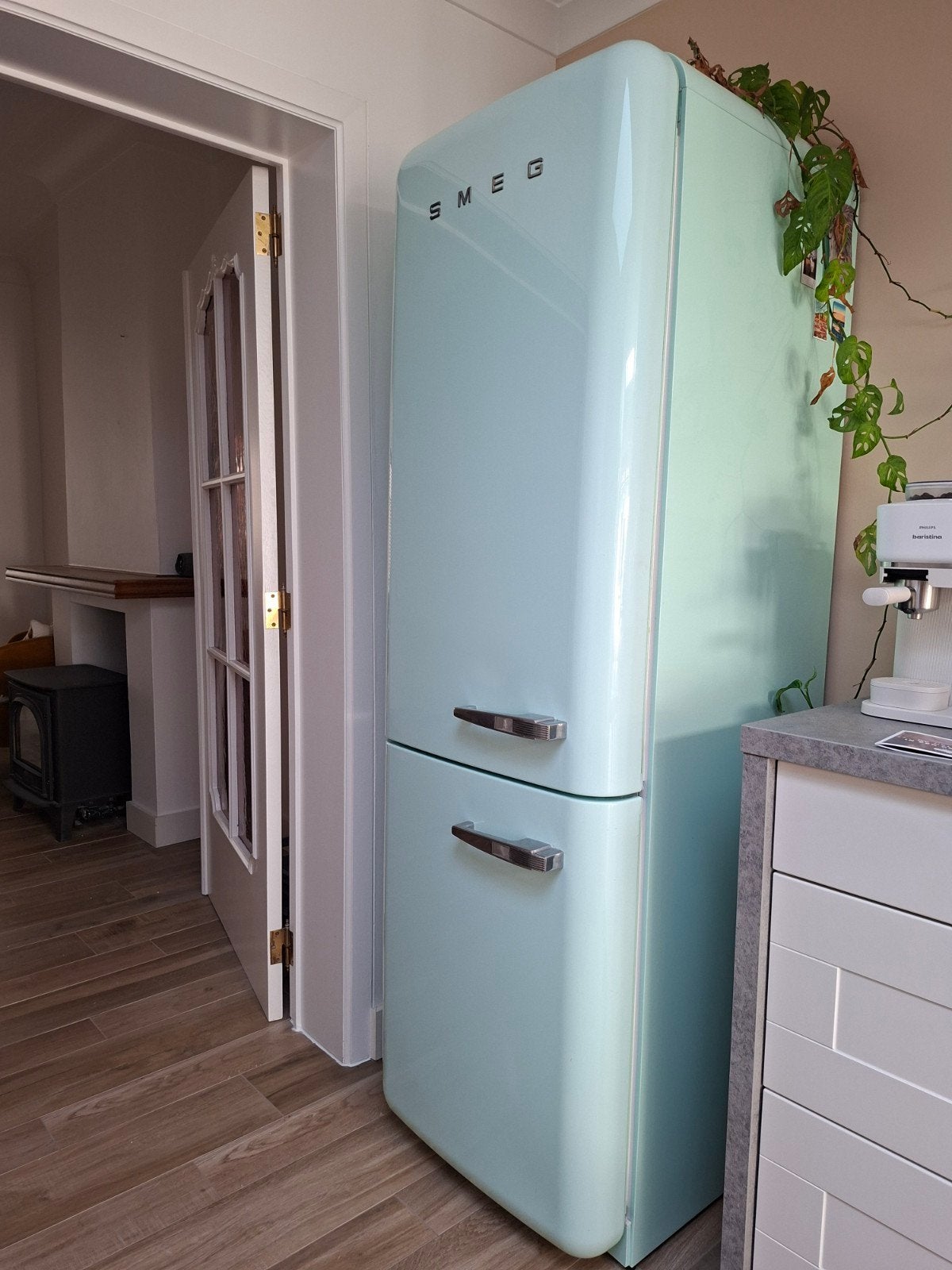 Smeg koelkast + vriesvak, Elektronische apparatuur, Koelkasten en IJskasten, Ophalen