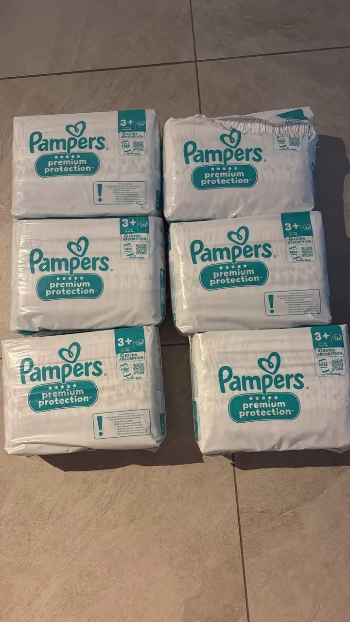 Pampers taille 3+, Neuf, Autres marques, Enlèvement, Autres types