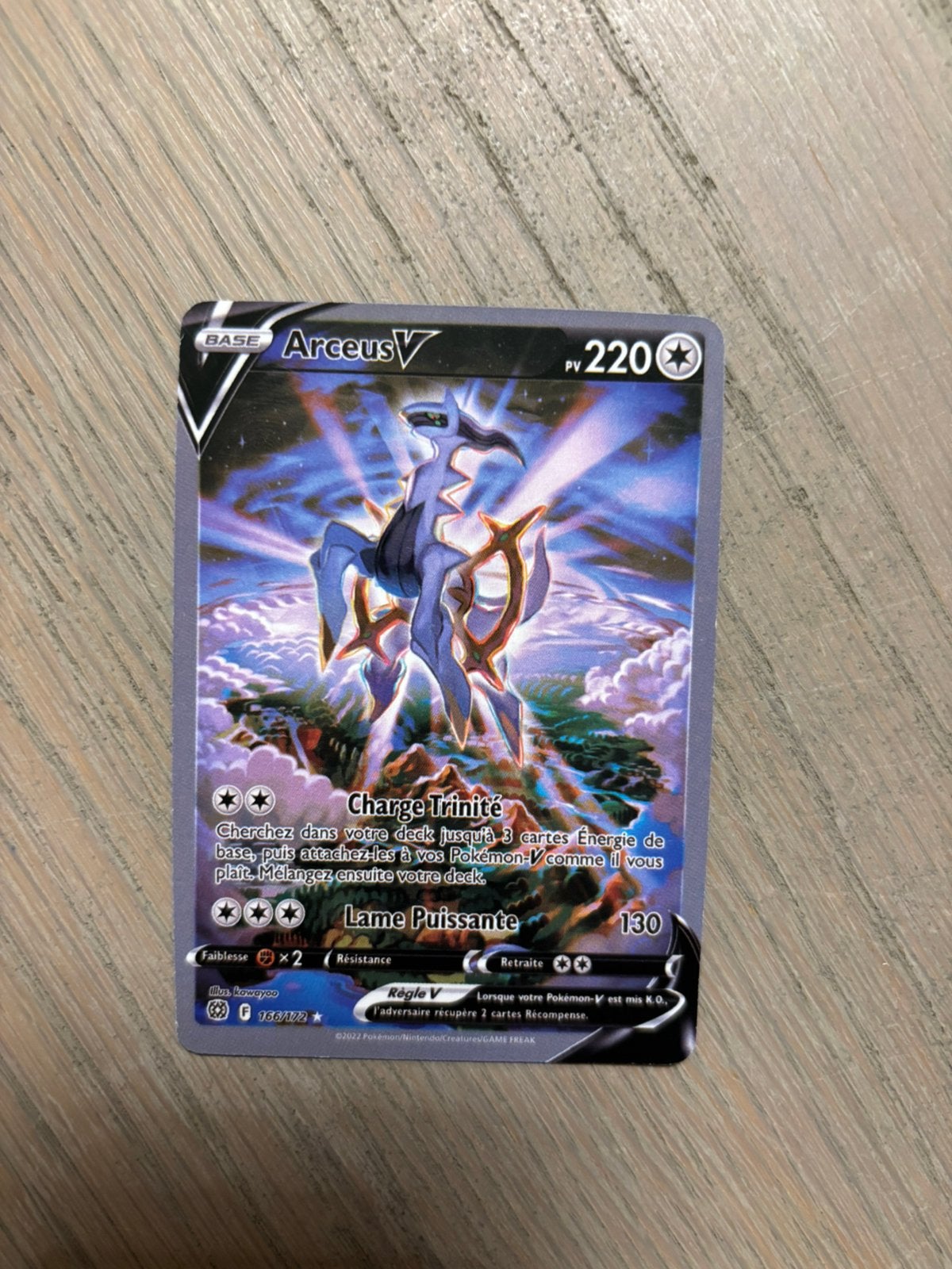 Ultra rare Pokemon kaart Arceus V, Enlèvement ou Envoi, Comme neuf