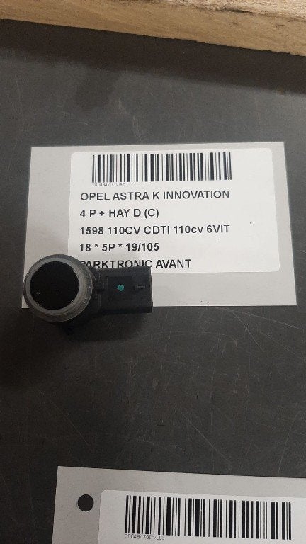 CAPTEUR AIDE AU STATIONNEMENT Opel Astra K (12025444), Opel, Opel Automobile GmbH, Utilisé, Kontakt-opel@opel.com