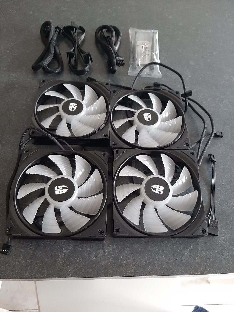 4rgb cooling fans van deepcool en toebehoren, Computers en Software, Computerkoelers, Ophalen, Nieuw, Luchtkoeling