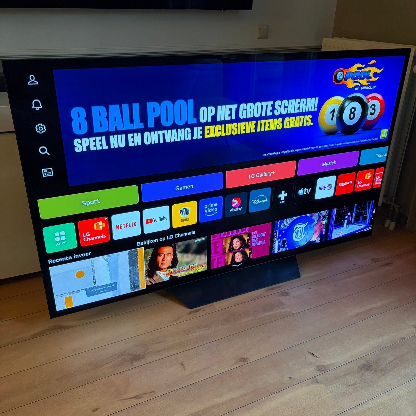 77 inch LG Oled 4k Televisie bezorging mogelijk, Enlèvement ou Envoi, Comme neuf, 100 cm ou plus, OLED