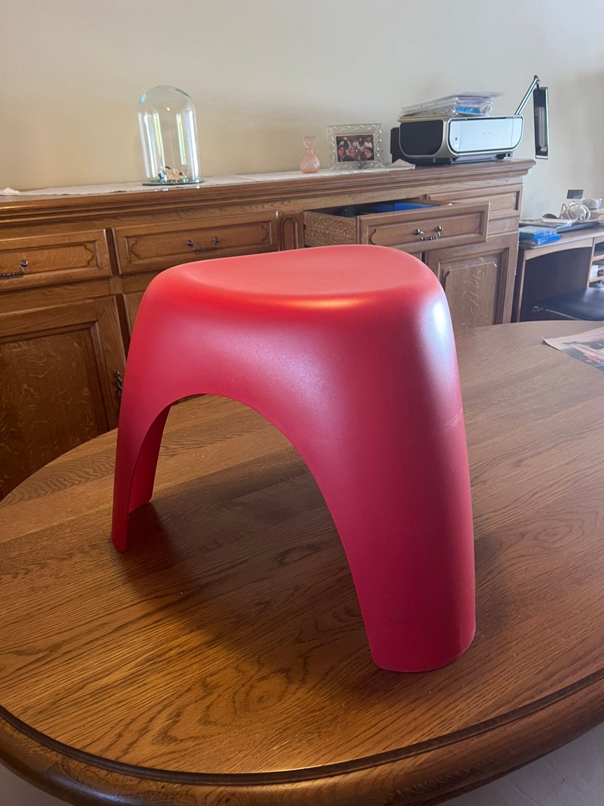 Chaise design « tabouret éléphant », Enlèvement, Comme neuf, Plastique