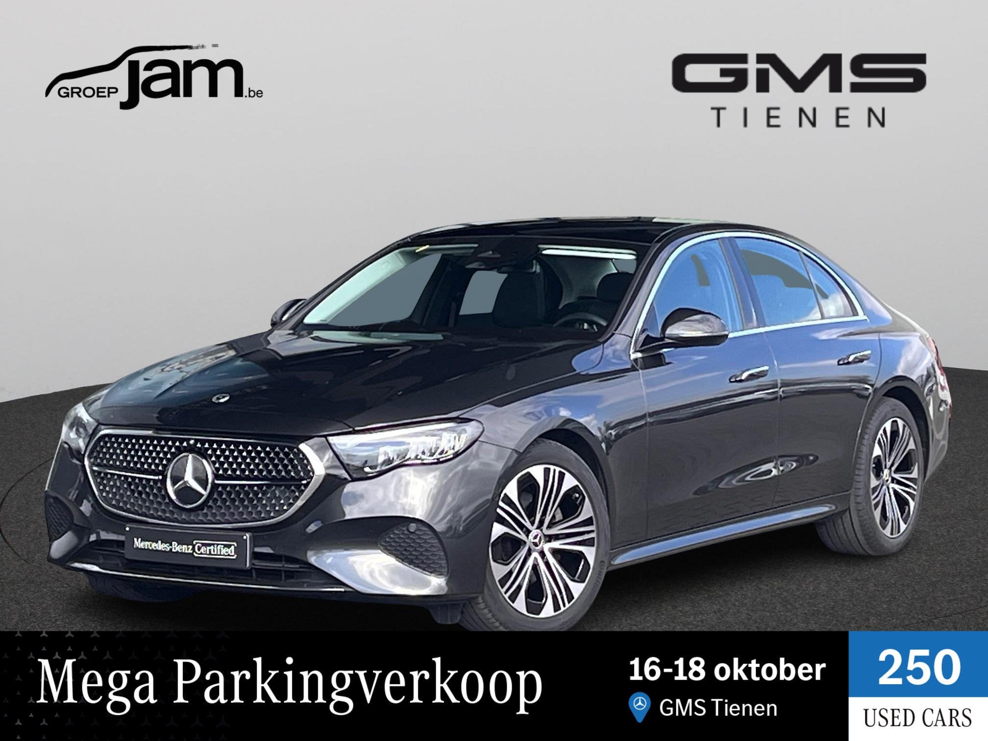 Mercedes-Benz E 220 d met Panodak, Auto's, Automaat, 4 cilinders, Lane Keeping Assist, Zwart