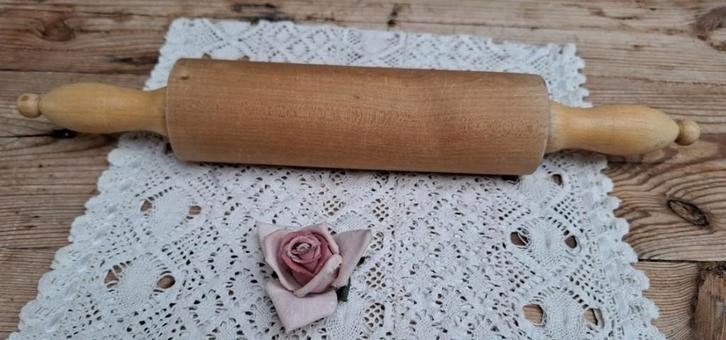 Brocante houten deegroller, Ophalen of Verzenden