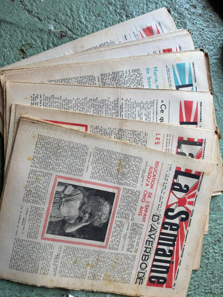 La semaine d averbode annee 1942, Ophalen of Verzenden, Gelezen