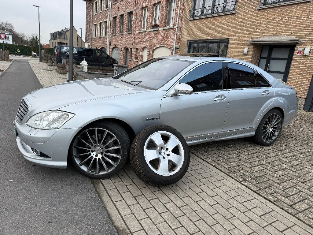 Mercedes S 500 met 6.3 Amg kit velgen 20 68000km Origineel, Auto's, Automaat, Bedrijf, Berline, S-Klasse