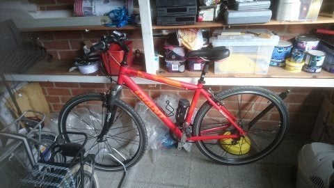Herenfiets Giant, Ophalen, Gebruikt, Velgrem, Versnellingen