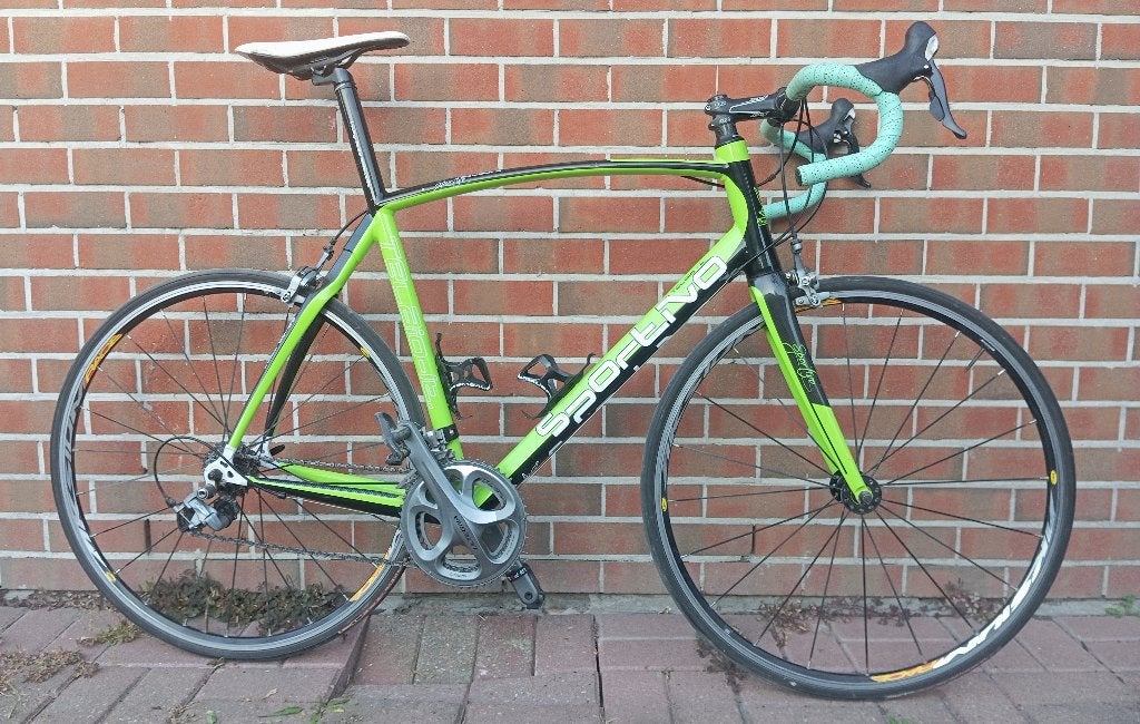 SPORTIVO SQUADRA ITALIAANSE KOERSFIETS MAAT 61, Gebruikt, Aluminium, 15 tot 20 versnellingen, 61 tot 65 cm
