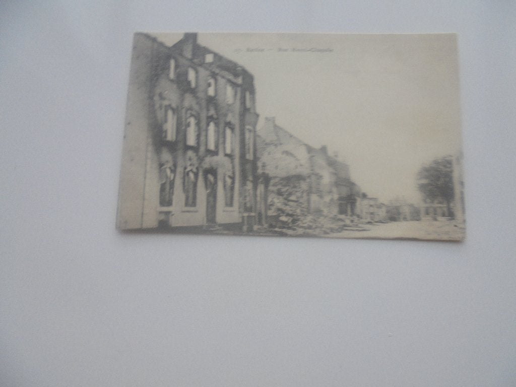 battice- ruines - rue henri-chapelle, Envoi, Avant 1920, Non affranchie, Liège