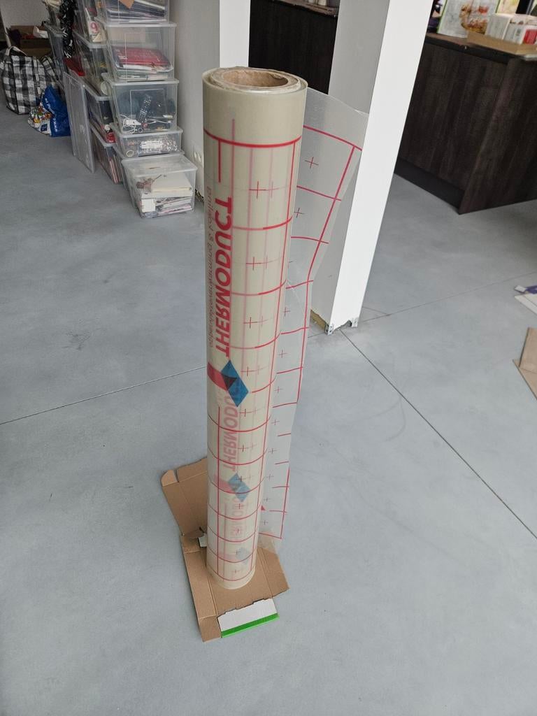 Thermoduct rasterfolie vloerverwarming, Ophalen