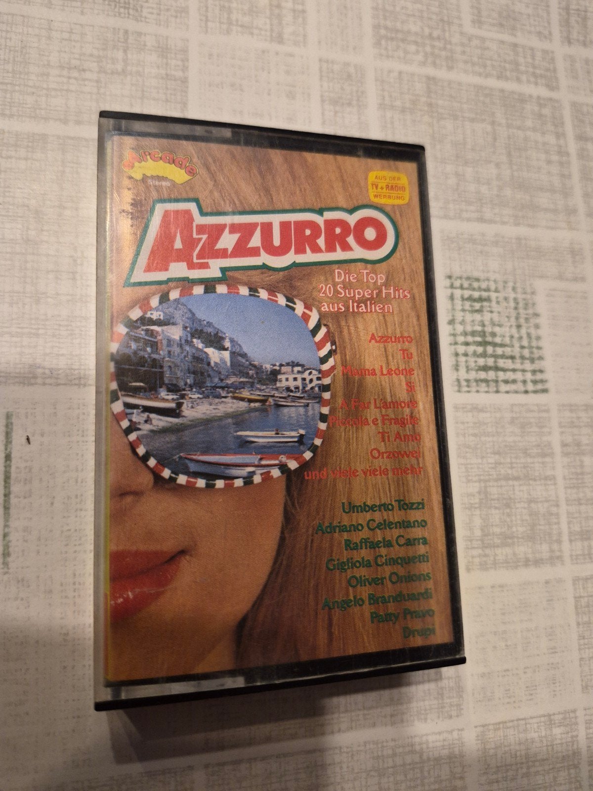 Azzurro cassette, Ophalen of Verzenden