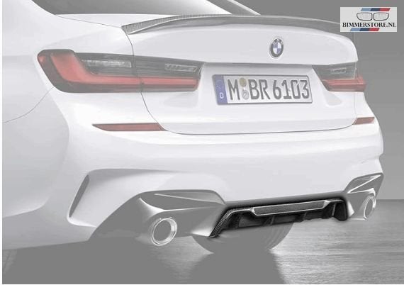 Carbon M - Diffuseur de pare-chocs arrière BMW Série 3 G20 G, Neuf, Arrière, -, -