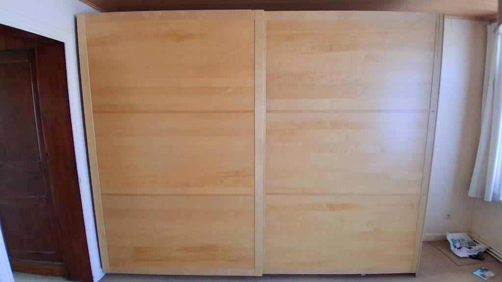 Kleerkast Pax - 300 cm - Schuifdeuren, Huis en Inrichting, Ophalen, 200 cm of meer, Meerdere deuren, Contemporain