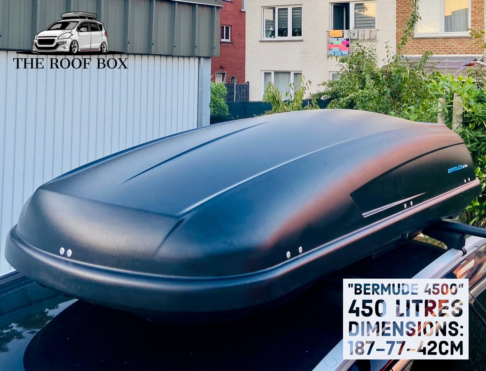 Coffre de toit 450 litres NORAUTO, Autos : Divers, Coffres de toit, Enlèvement, Utilisé