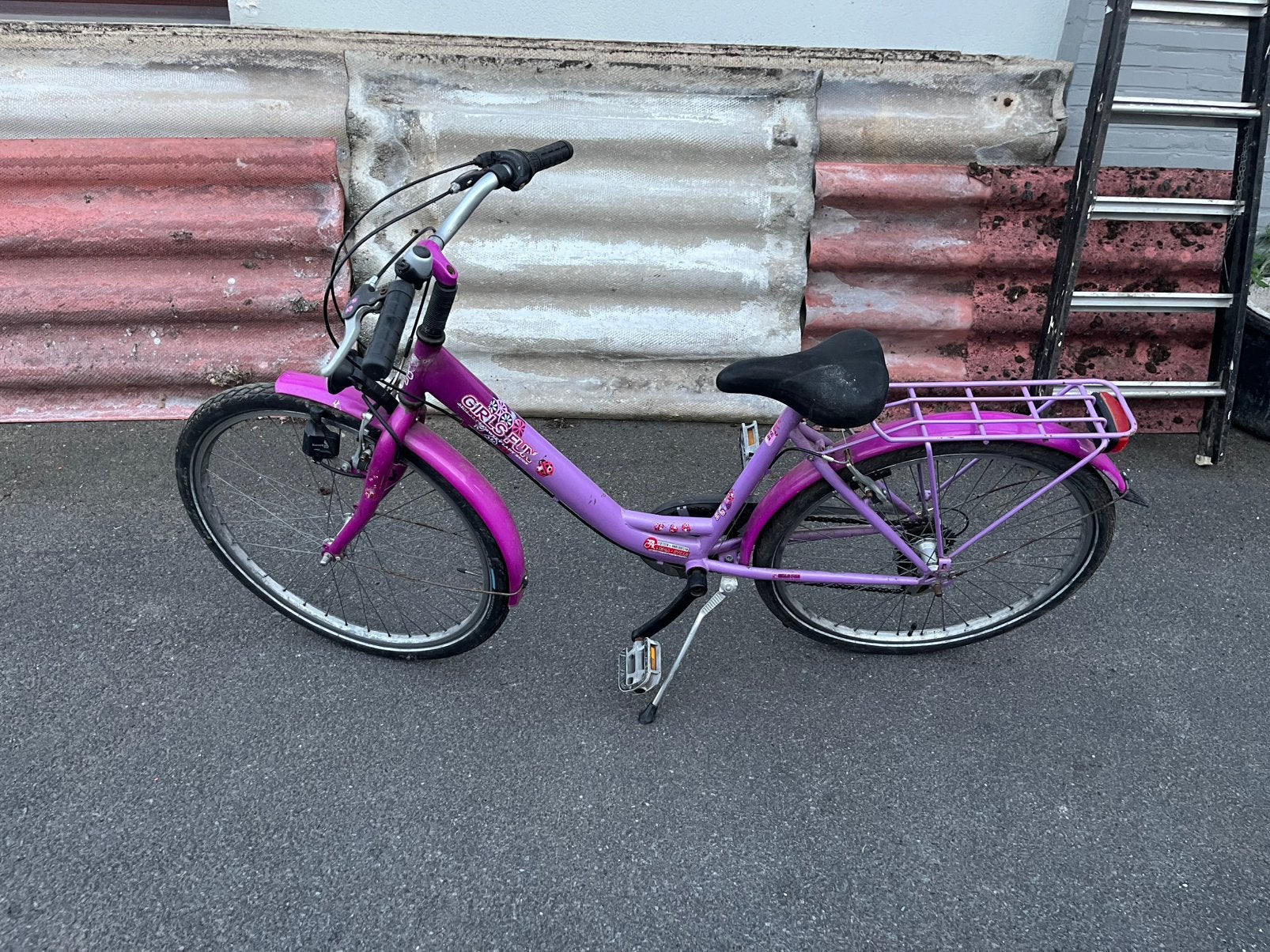 Roze meisjesfiets kadermaat 42 cm, Ophalen, Zo goed als nieuw, Versnellingen