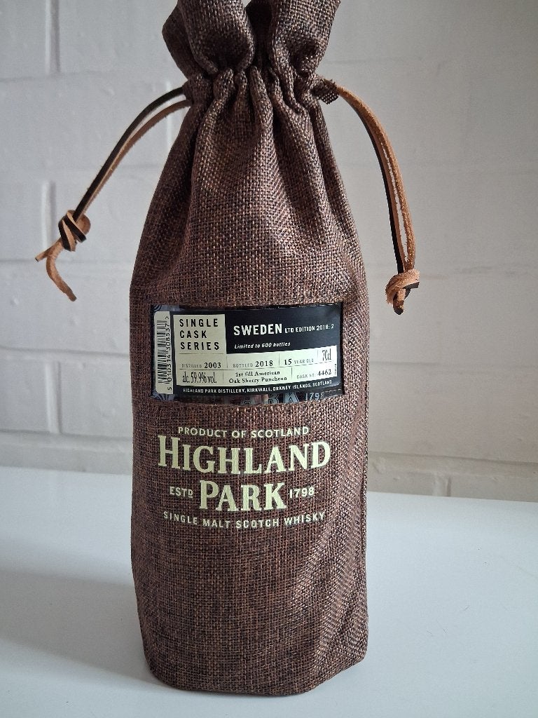 1 fles Highland Park whisky, 15 year, Verzamelen, Ophalen of Verzenden, Nieuw, Overige typen, Vol