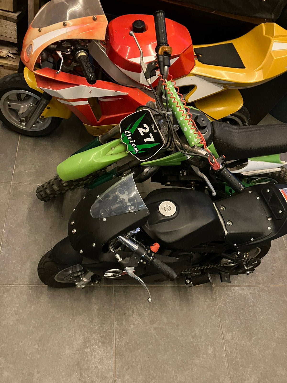 Brommers, Fietsen en Brommers, Minibikes, Midibikes en Pitbikes, Ophalen, Zo goed als nieuw, Schijfrem, Overige typen