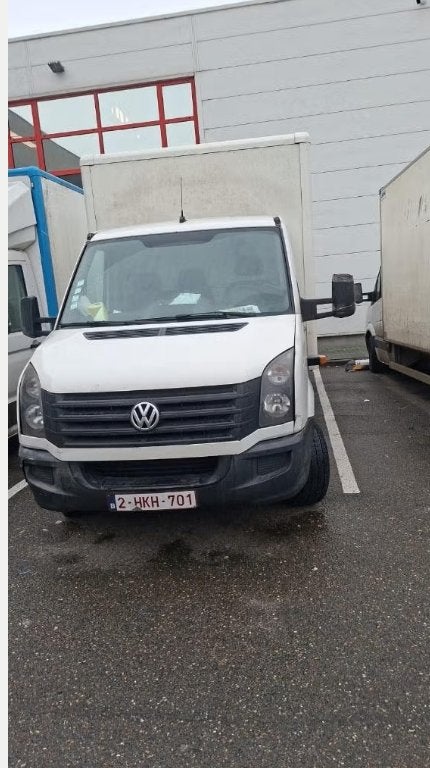 volkswagen crafter te koop, Auto's, Euro 5, Stof, Zwart, Volkswagen
