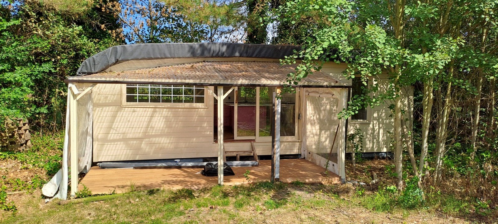 stacaravan tiny house, Caravans en Kamperen, Stacaravans