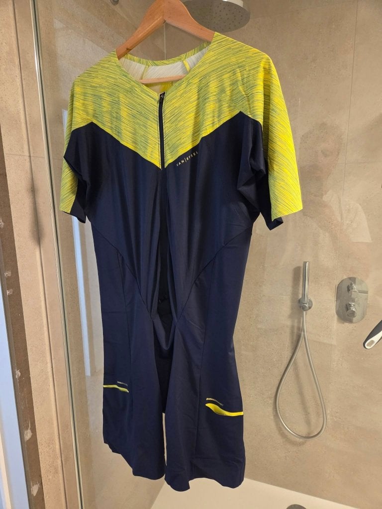 Triatlonpak - Trisuit, Sports & Fitness, Cyclisme, Enlèvement, Comme neuf, Vêtements