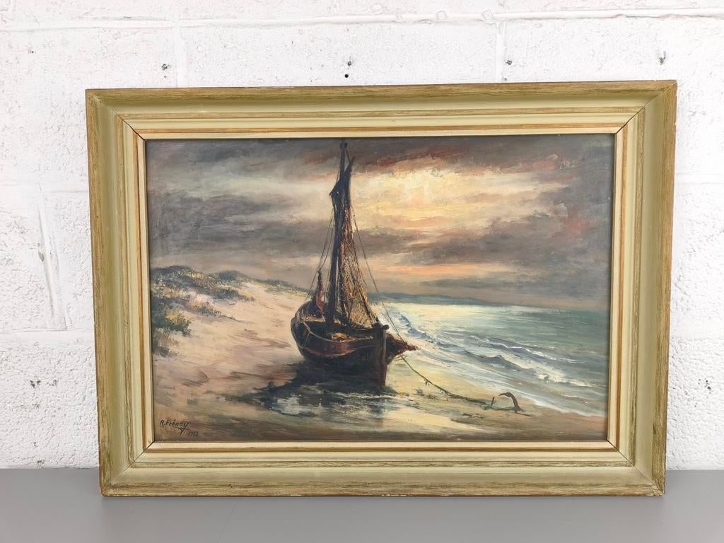 Robert Frénay - maritiem schilderij, Ophalen