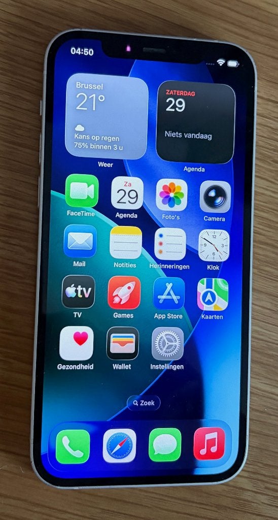 Apple iPhone 12 Wit (incl doos & lader), Telecommunicatie, Gebruikt, 75 %, Verzenden, Wit