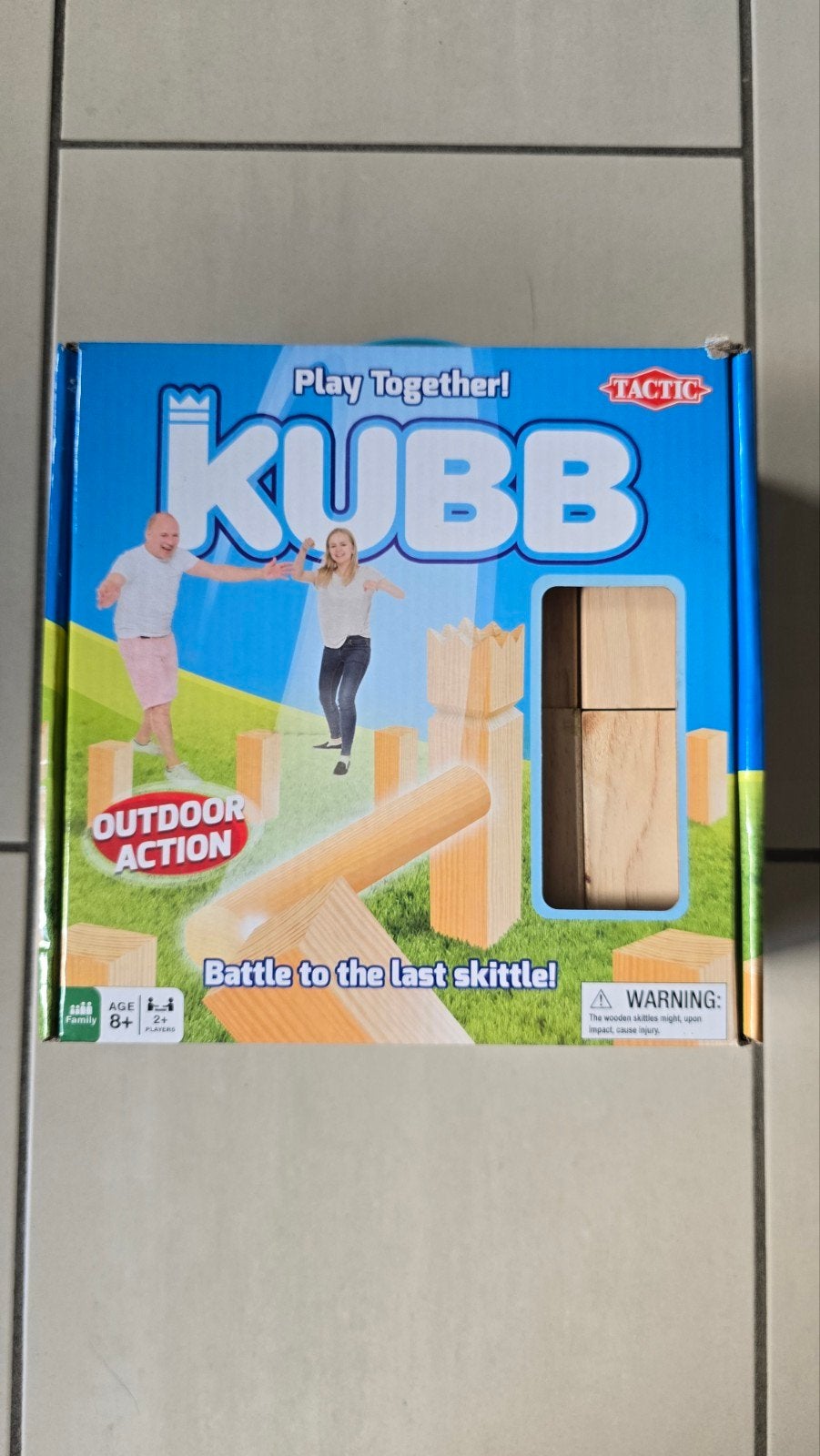 kubb voor kinderen, Hobby en Vrije tijd, Gezelschapsspellen | Overige, Vijf spelers of meer, Ophalen, Zo goed als nieuw, Tactic