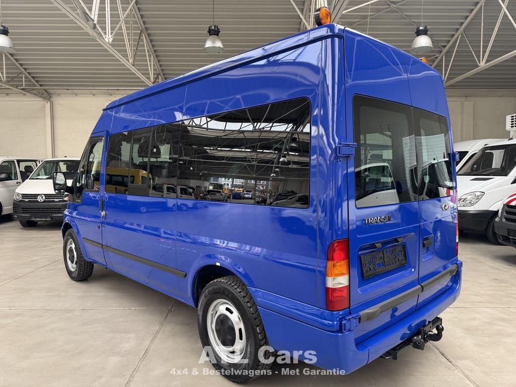Ford Transit 2.4 D | !77.000KM! | WEBASTO | 8+1 | AIRCO, Auto's, Ford, Voorwielaandrijving, 4 deurs, Gebruikt, Blauw