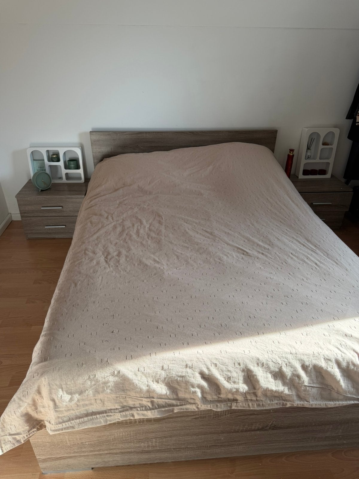 Tweepersoonsbed te koop, Ophalen, Gebruikt