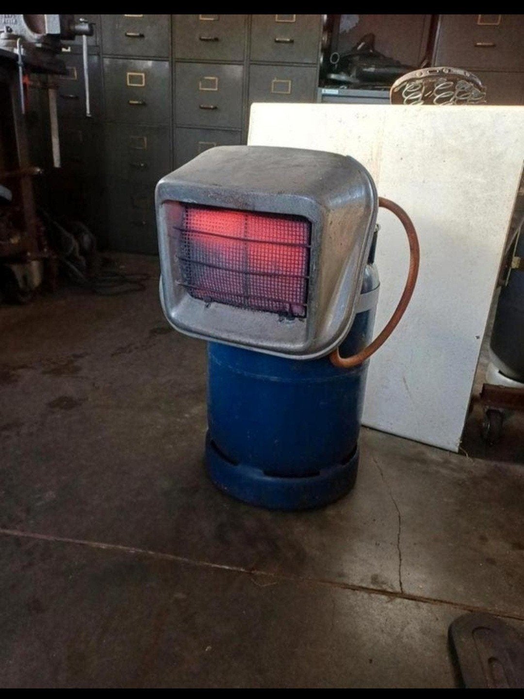 Gaskachel voor de werkplaats, Doe-het-zelf en Bouw, Ophalen
