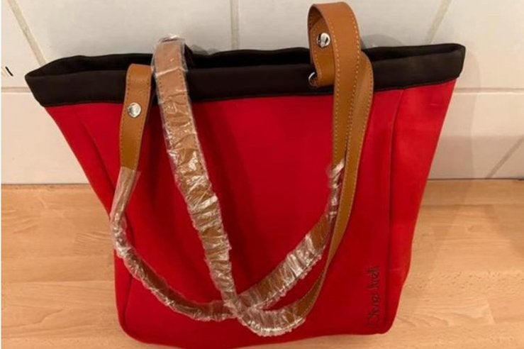 Oliver strelli rode strandtas (nieuw), Bijoux, Sacs & Beauté, Autres marques, Cuir, Enlèvement, Neuf