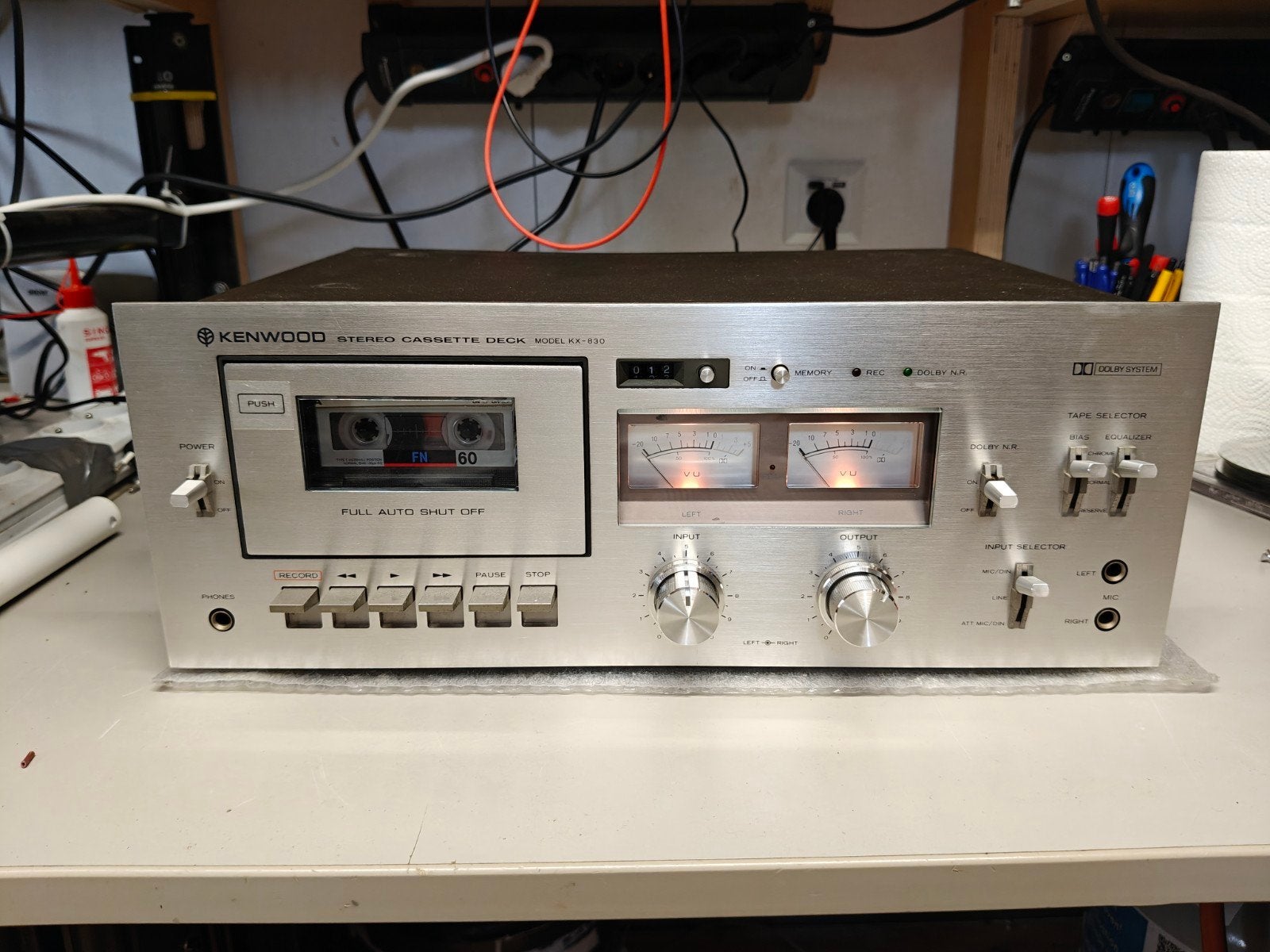 Kenwood KX-830, Ophalen of Verzenden, Enkel, Kenwood, Tape counter
