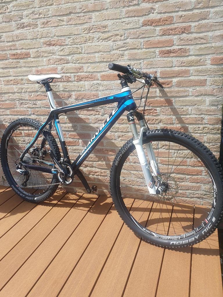 MTB Fiets Granville Fuse, XTR versnellingen, full Carbon, 49 à 53 cm, Enlèvement, Utilisé, 15 à 20 vitesses