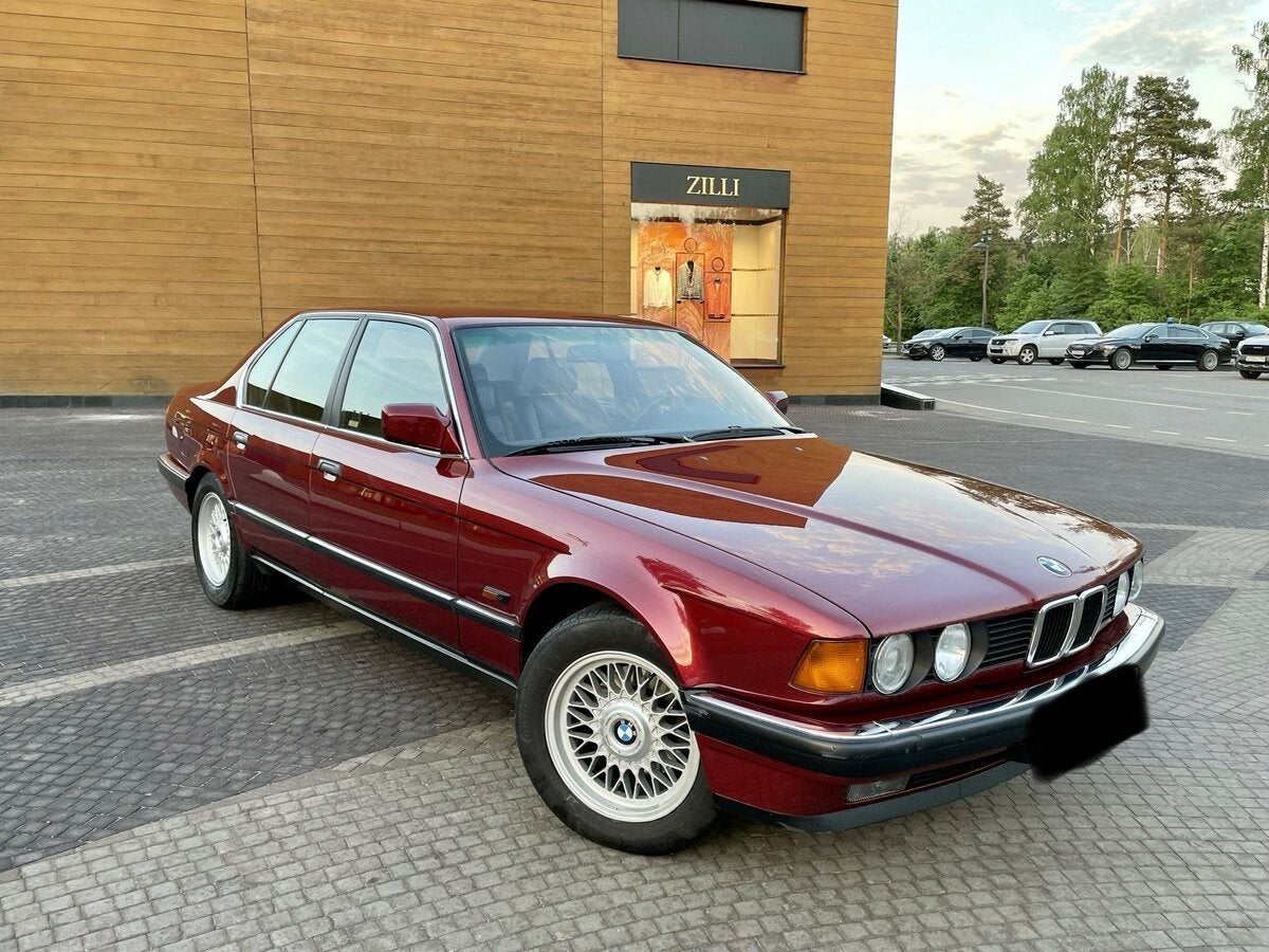 BMW E32 730i V8 OLDTIMER ! ! ! Très bon état, Cuir, Achat, 4 portes, Noir