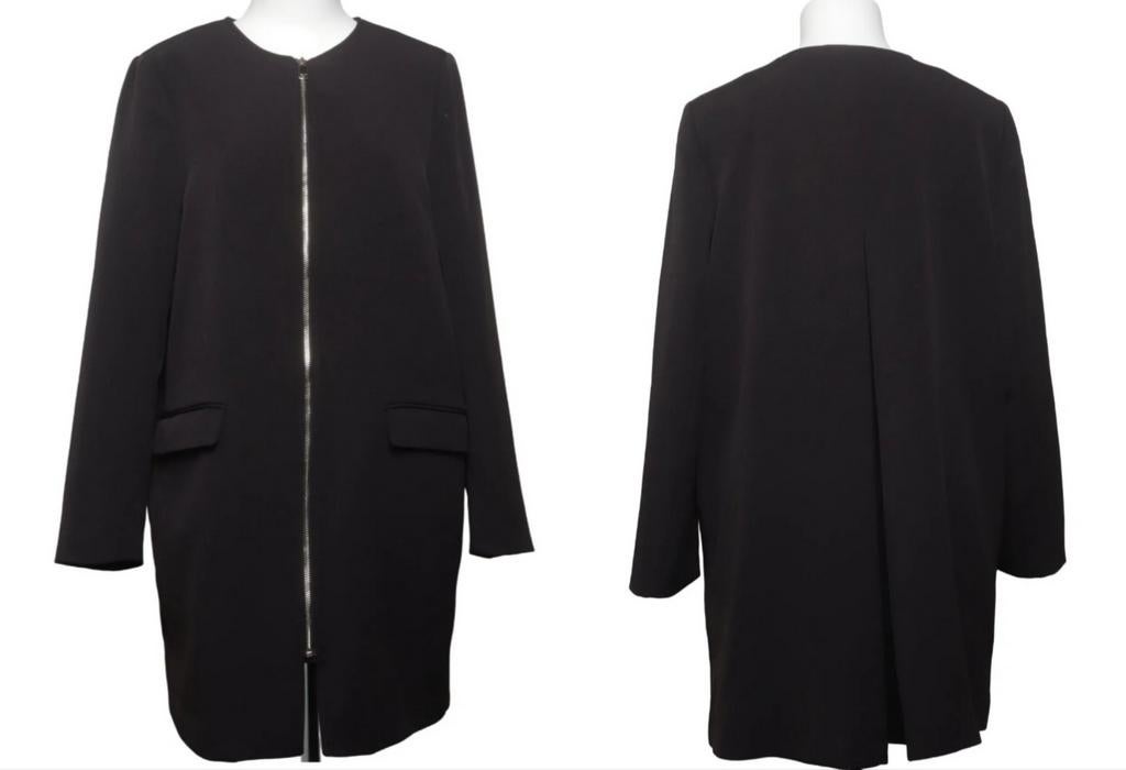 Manteau H&m mi saison léger, Vêtements | Femmes, Grandes tailles, Noir