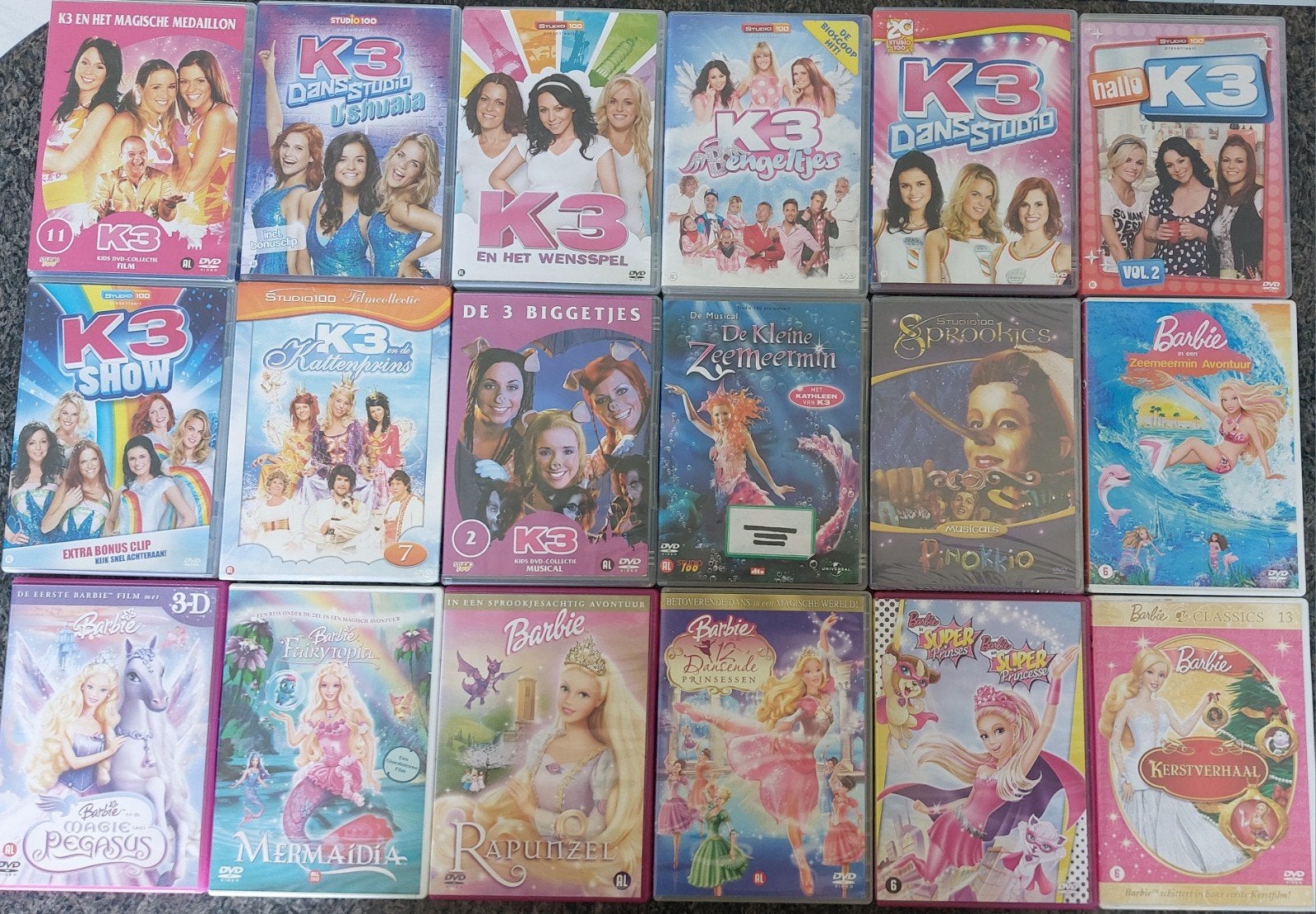 Dvd's K3 Barbie, Cd's en Dvd's, Dvd's | Kinderen en Jeugd, Ophalen of Verzenden