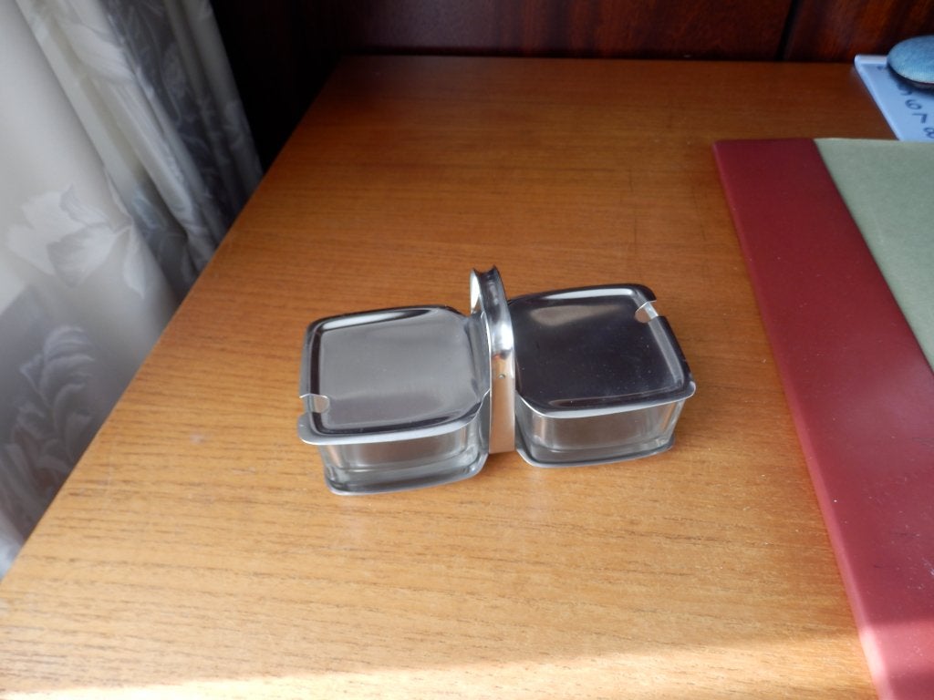 MOOI CONFITUURPOTJE VAN DENEYERE VOOR 2 SOORTEN, Ophalen, Overige merken, Vintage, Kom(men)
