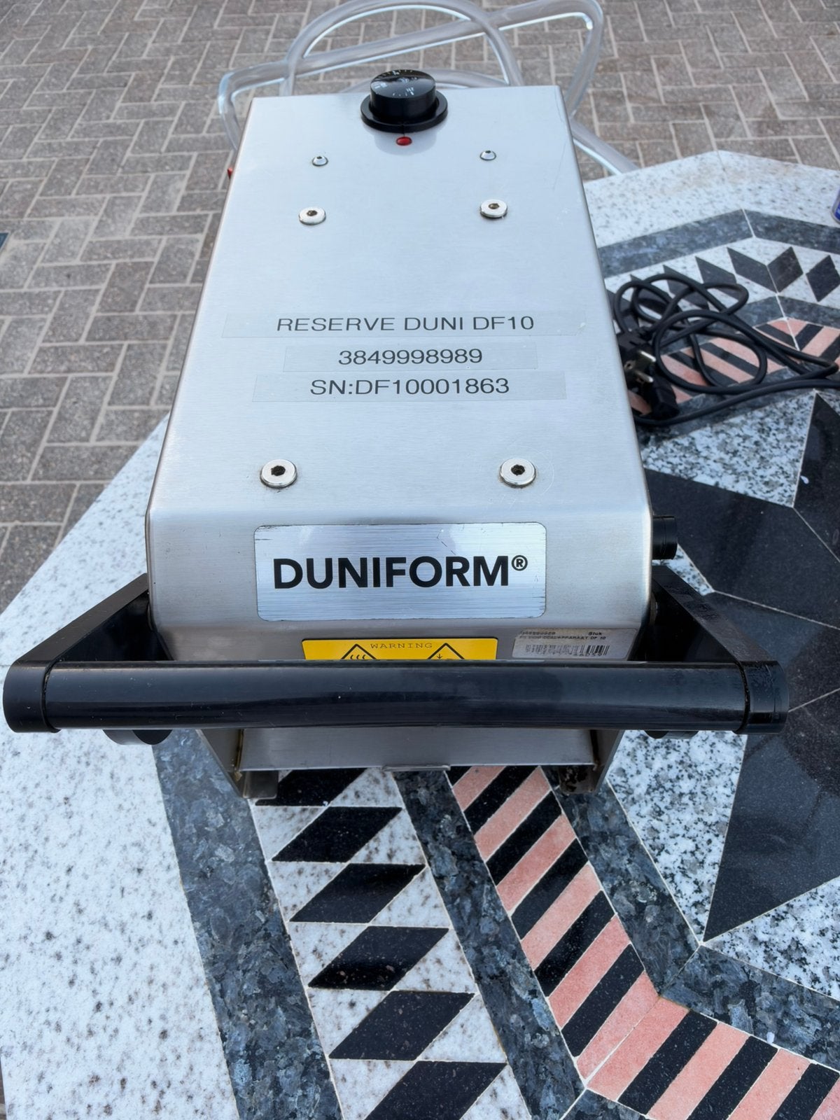 DUNIFORM DF10 - Machine de scellage en acier inoxydable, Enlèvement, Viande