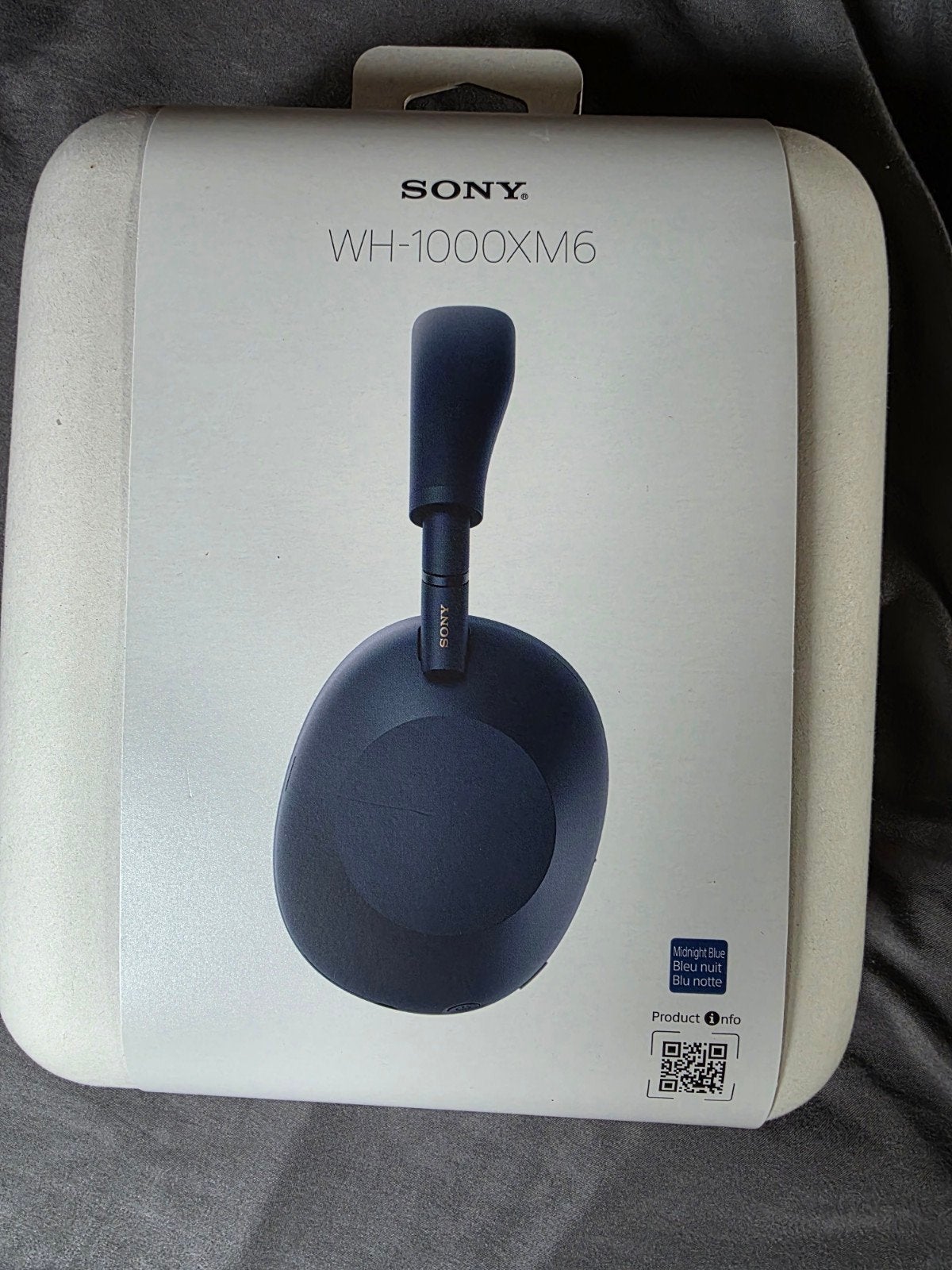 Sony wh 1000xm6 blauwe Bluetooth-koptelefoon NIEUW, Bluetooth, Gehoorbeschermer, Nieuw, Ophalen of Verzenden