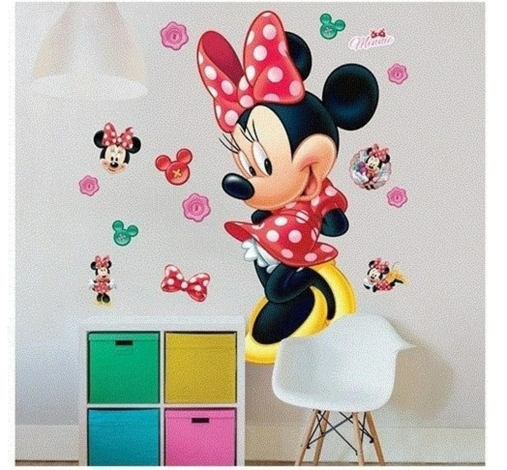 Minnie Mouse XXL Muursticker - Disney, Neuf, Enlèvement ou Envoi, Disney, Décoration murale