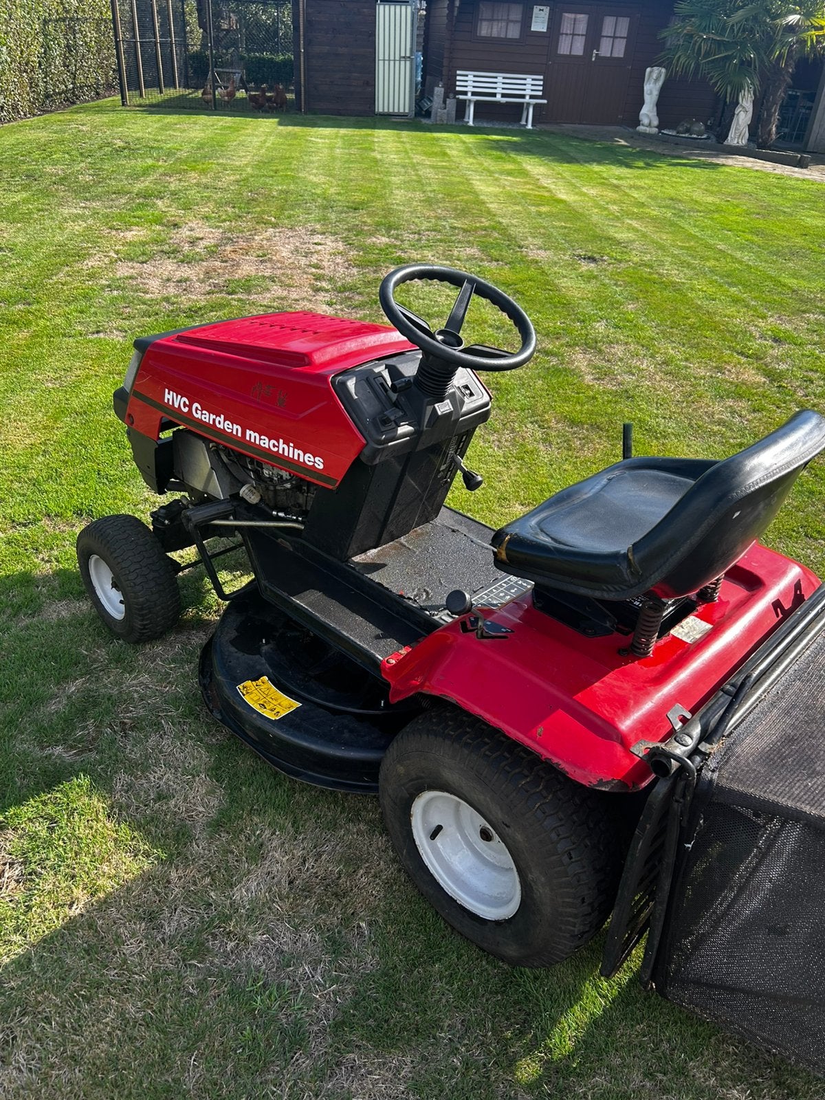 Hvc zitmaaier, Tuin en Terras, Ophalen, Gebruikt, Elektrische starter, 90 tot 120 cm