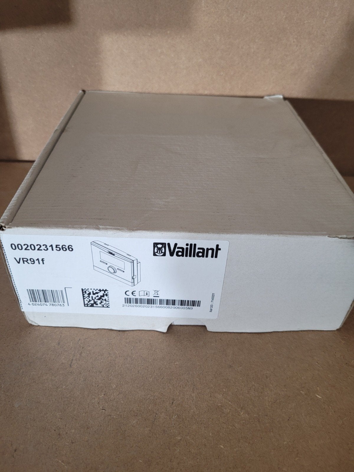 Thermostaat Vaillant  vr 91 f (draadloos)., Ophalen