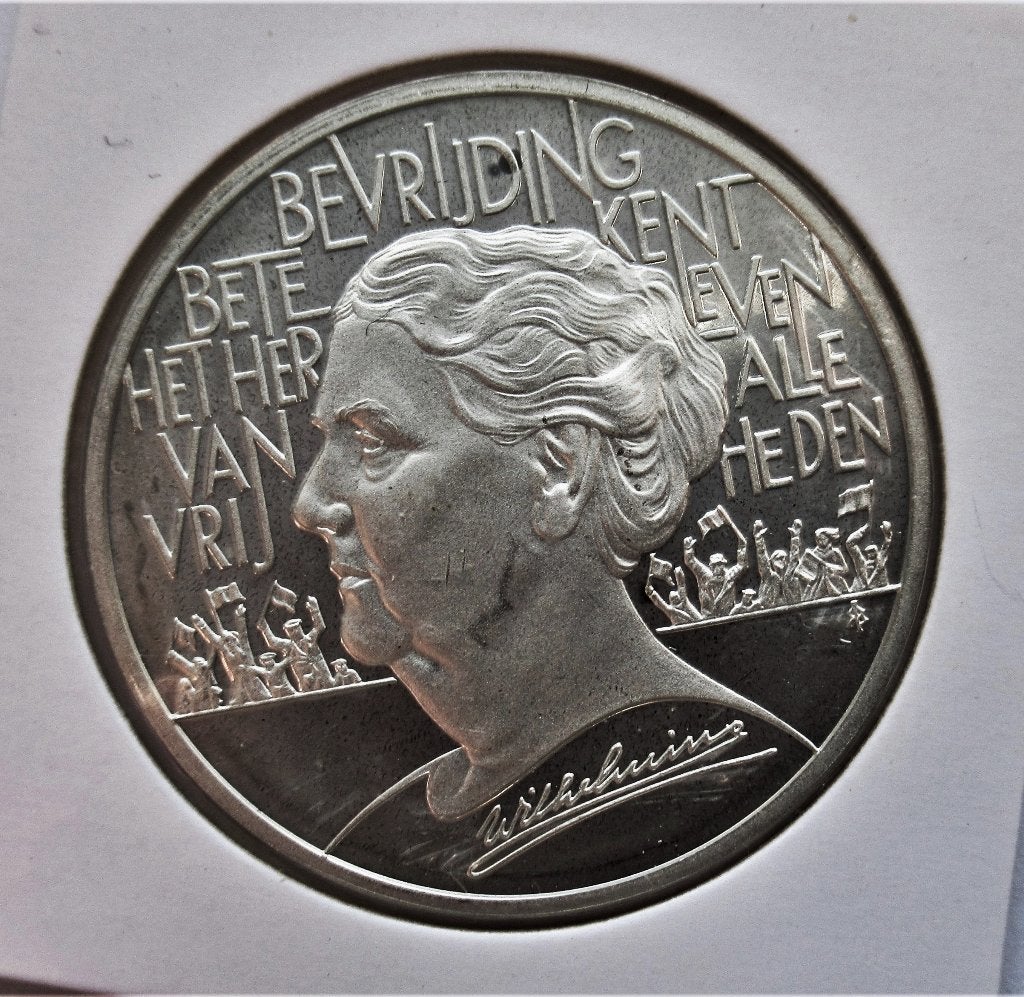 Nederland 25 ecu 1995, Postzegels en Munten, Munten | Nederland, Verzenden, Zilver