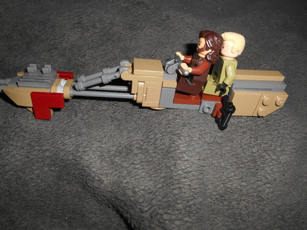 Star wars Lego Speeder Bike + 2 figurines, Enlèvement ou Envoi