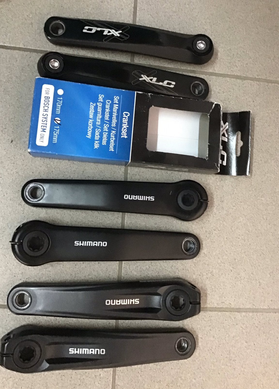 Crankset divers, Vélos & Vélomoteurs, Vélos Pièces, Enlèvement ou Envoi, Comme neuf