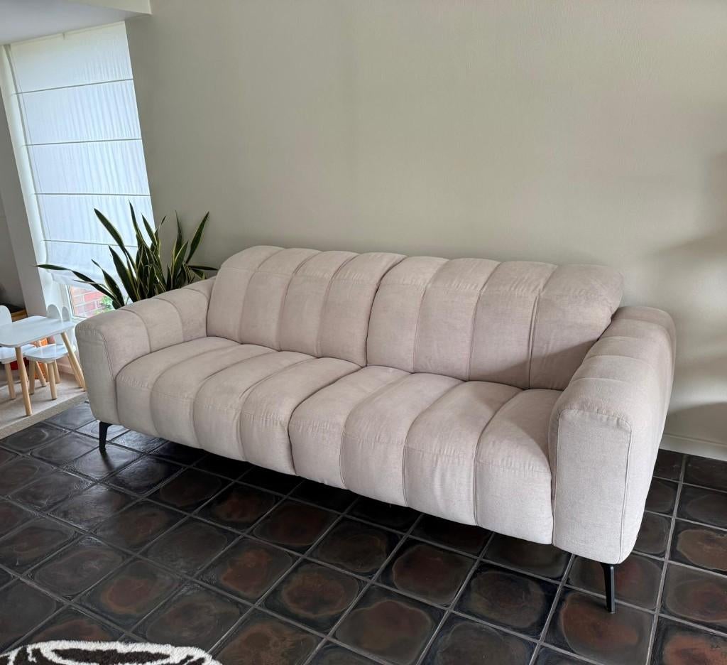 Canapé 3 places Natuzzi Portento, Trois personnes, 100 à 125 cm, 200 à 250 cm, Banc droit
